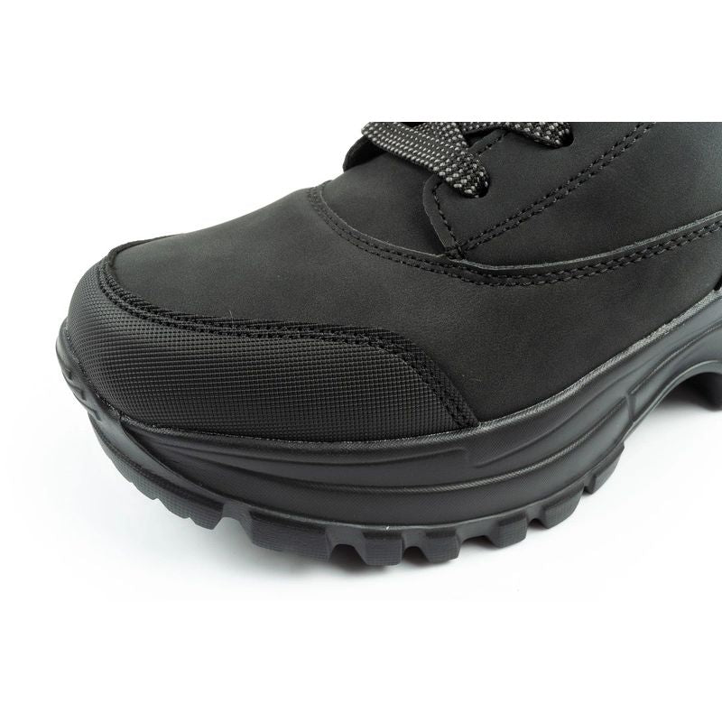 Lee Cooper women's winter hiking sports shoes, insulated, black, lace-up Lee Cooper