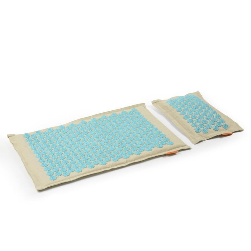 Acupressure mat + pillow SMJ sport YG009 Premium Eco (flax coconut buckwheat) Accessories/Training equipment Your Sports Performance