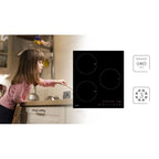 Induction hob MPM-45-IM-07 45cm, 3 cooking zones, Booster AGD - Produkty/Płyty grzejne do zabudowy Your Sports Performance