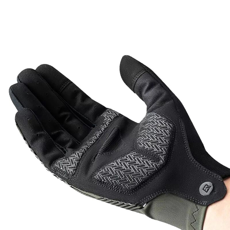 Rockbros 16110006003 shock-absorbing cycling gloves size L - green and black Rockbros