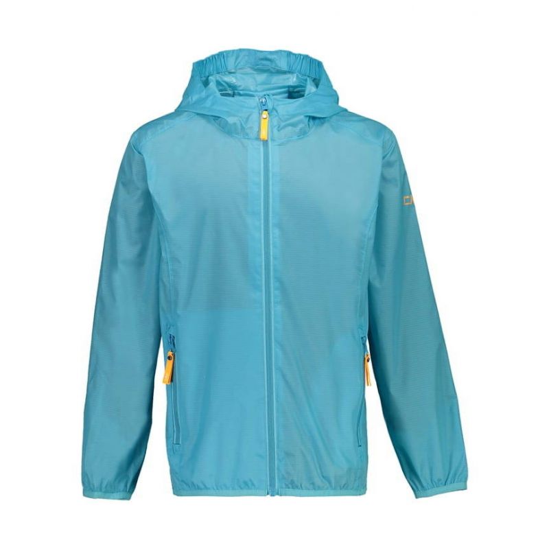 Cmp Kid G Rain Fix Hood Jr Jacket 3X53255-L384 Clothing/Outdoor/ CMP Your Sports Performance
