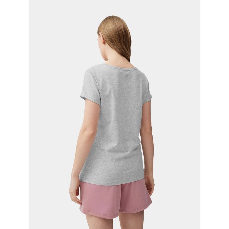 Women's regular plain T-shirt 4F 4FMM00TTSHF732-27M 4f
