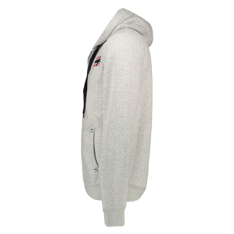 Geographical Norway GORMA MEN 100 EO +BS Men’s Sweatshirt (WT1880H/GN-BLENDED GREY)