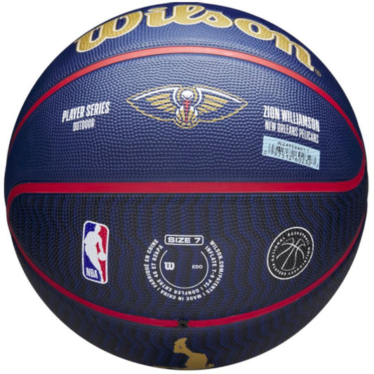 Wilson NBA Player Icon Zion Basketball Williamson Outdoor Ball WZ4008601XB7 Accessories/Balls/Basketball Your Sports Performance