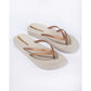 Ipanema women's flip-flops Bossa Soft comfortable beige fashionable