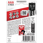ENERGIZER ALKALINE BATTERIES MAX AAA LR03, 4 PIECES, ECO PACKAGING Baterie, akumulatorki i ładowarki/Baterie Your Sports Performance