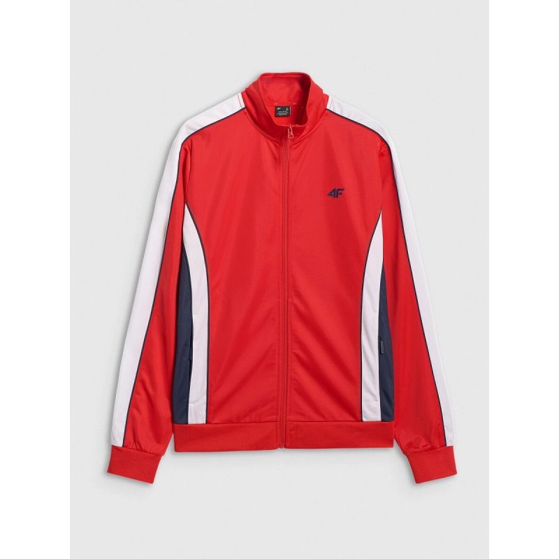 Men's zip-up sweatshirt without hood 4F 4FRAW25TSWSM2459-62S *Kategoria tymczasowa Your Sports Performance