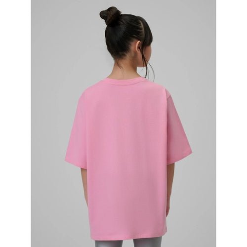 Girls' loose T-shirt with print 4F 4FJRSS26TTSHF3453-56S 4f