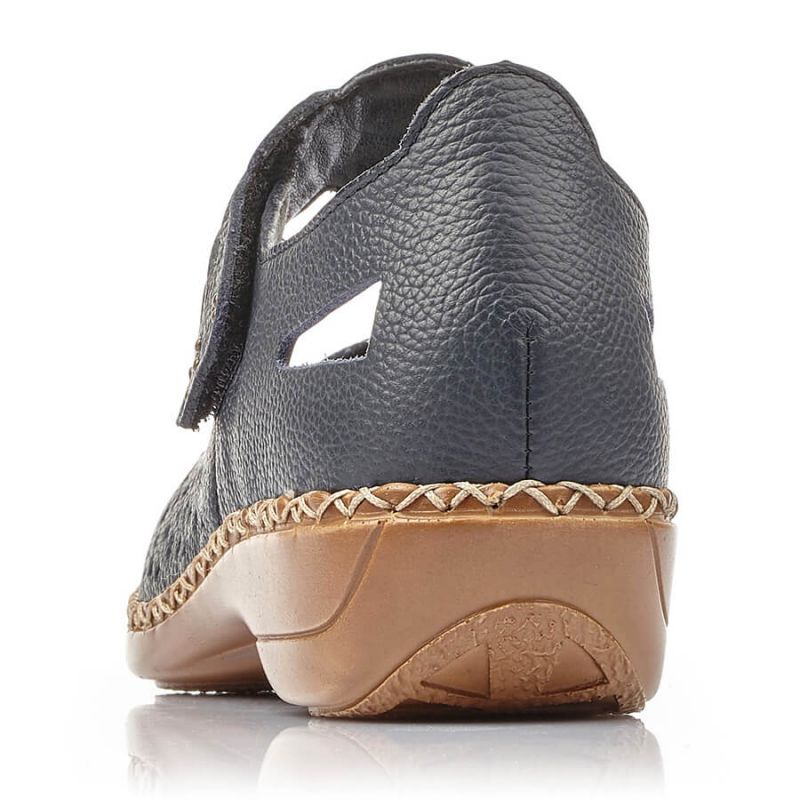 Rieker W RKR139 navy blue leather shoes Footwear/Lifestyle/Rieker Your Sports Performance