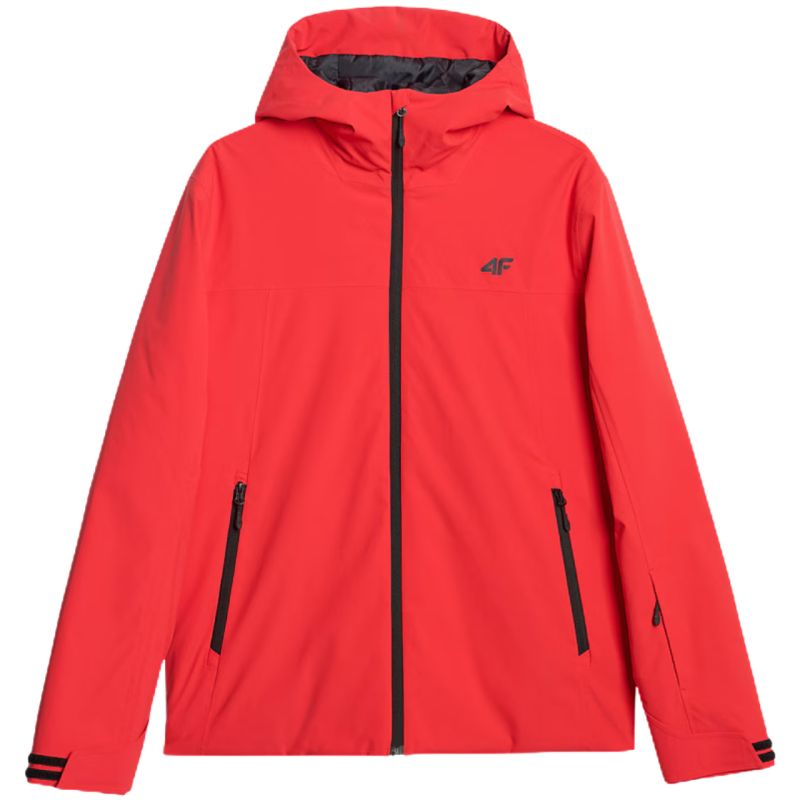 Men's ski jacket 4F M0787 red 4FWAW25TTJAM0787 62S In preparation Your Sports Performance
