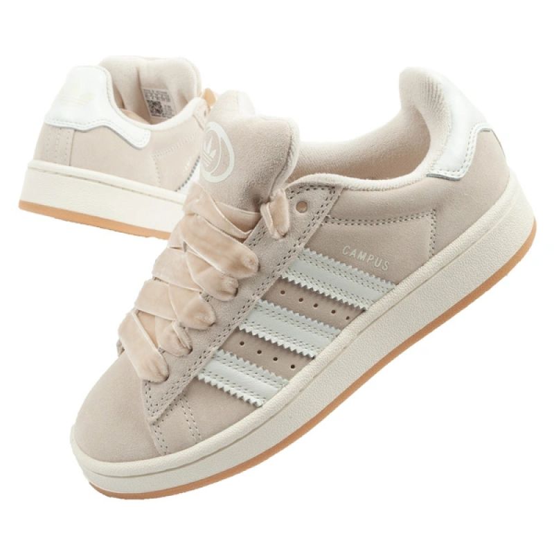 Adidas women's sports shoes Campus 00s leather sneakers beige Campus