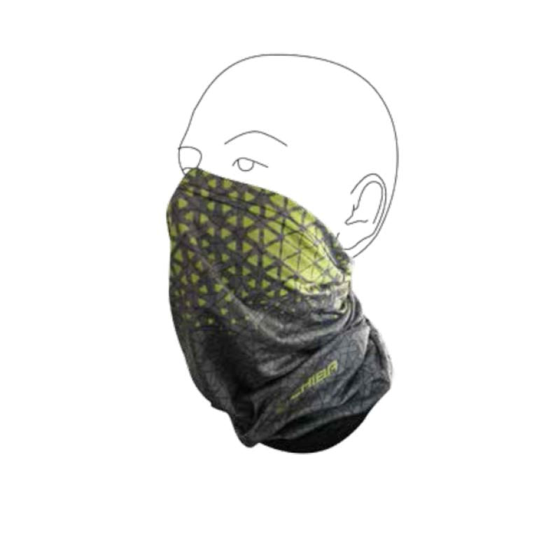 CHIBA Grey and Yellow Scarf Clothing Your Sports Performance