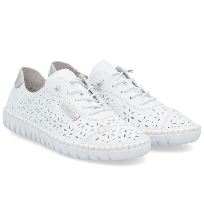 Rieker M2354-80 women's openwork white shoes To be categorized Your Sports Performance