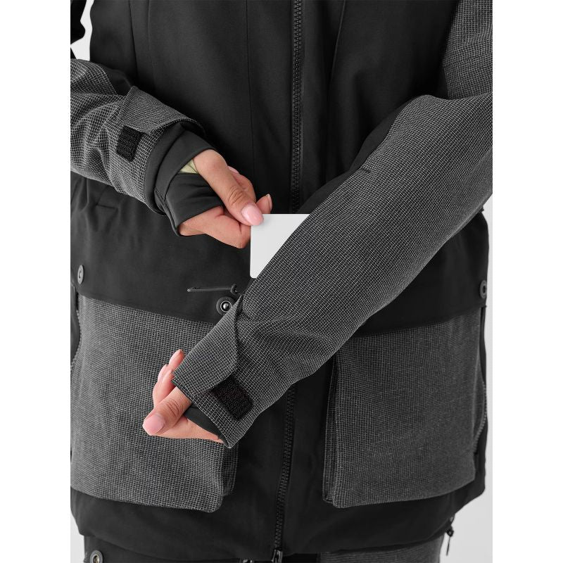 Women's 10000 membrane snowboard jacket 4F 4FWAW24TTJAF587-20S Clothing Your Sports Performance