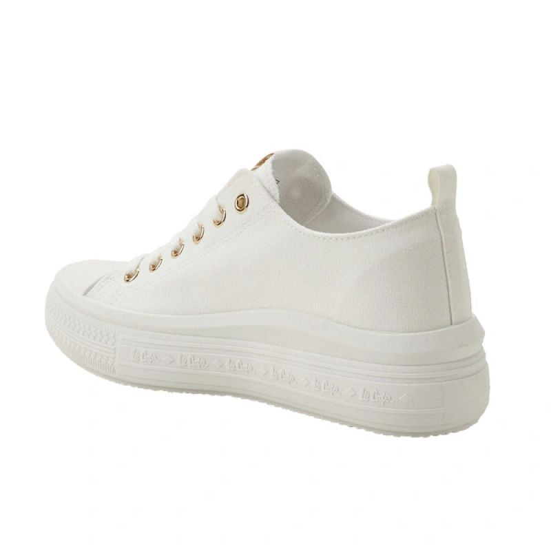 Lee Cooper women's shoes sports sneakers white platform fashionable Lee Cooper