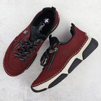 Comfortable women's burgundy shoes Rieker 45973-36 Footwear Your Sports Performance