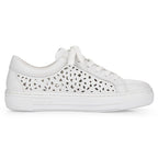 Rieker W RKR641 leather comfort shoes white