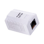 Lanberg OU5-0001-W surface-mounted socket (RJ-45; cat. 5e; UTP; white) Kable, gniazda i wtyki/Puszki wyposażone Your Sports Performance