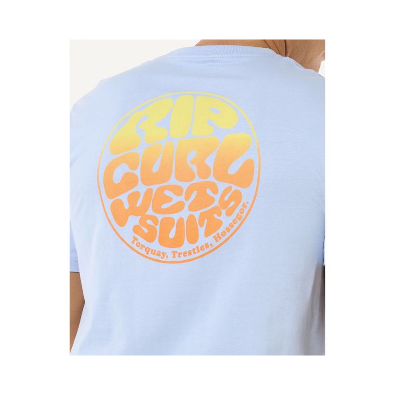 RIP CURL Wettie Passage Icon Tee Blue