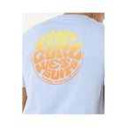 RIP CURL Wettie Passage Icon Tee Blue