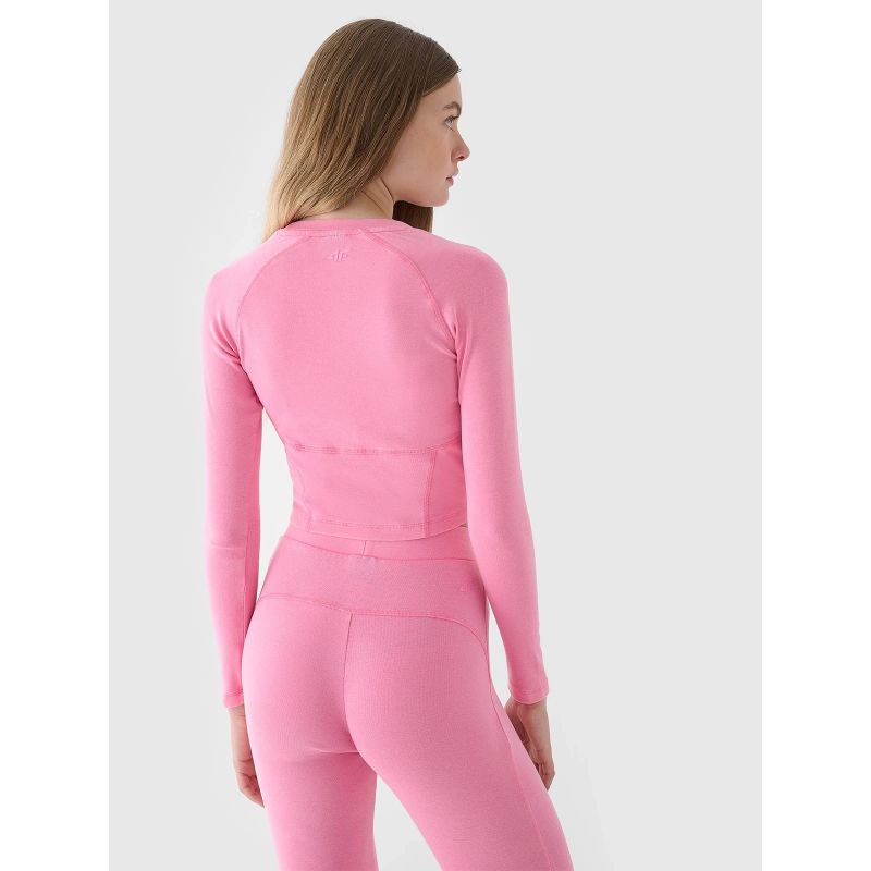 Longsleeve cropped smooth women's 4F 4FRAW24TLONF503-54S *Kategoria tymczasowa Your Sports Performance