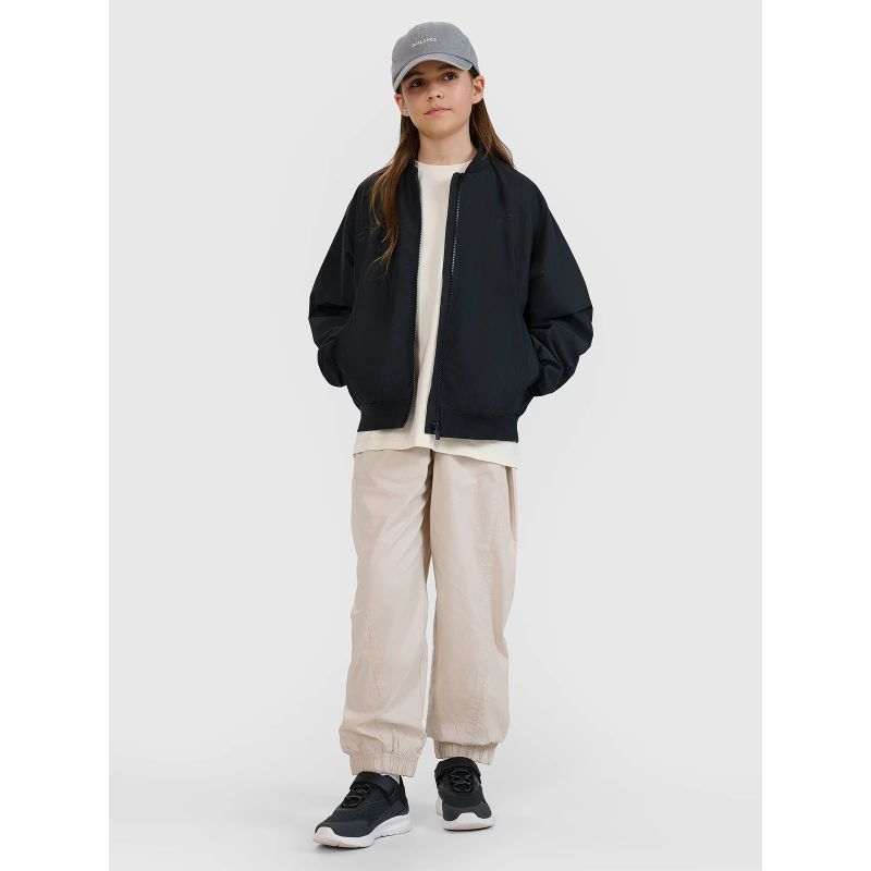 Girls' transitional bomber jacket 4F 4FJWSS25TJACF184-20S *Kategoria tymczasowa Your Sports Performance
