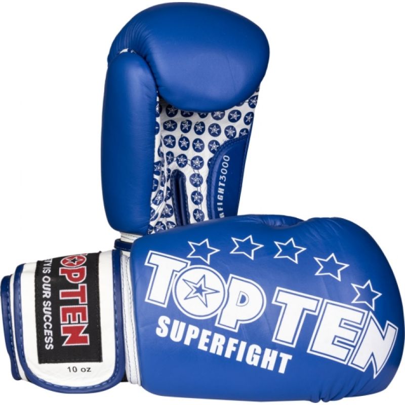 TOP TEN RTT-10 SUPERFIGHT 3000 STARS Boxing Gloves (WAKO APPROVED new) In preparation Your Sports Performance
