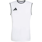Men's adidas Entrada 26 Sleeveless Jersey White KB3928