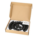 Plus size hula hoop HMS HHW12 with studs and weight, black In preparation Your Sports Performance