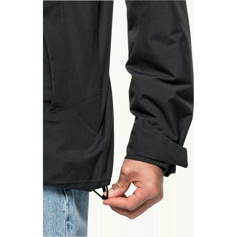 Jack Wolfskin TEMPELHOF JKT M men's winter jacket black windproof (1115491_6000) In preparation Your Sports Performance