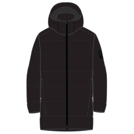 Men's transition jacket Jack Wolfskin DEUTZER LONG JKT M black breathable material black (1207451_6000) In preparation Your Sports Performance