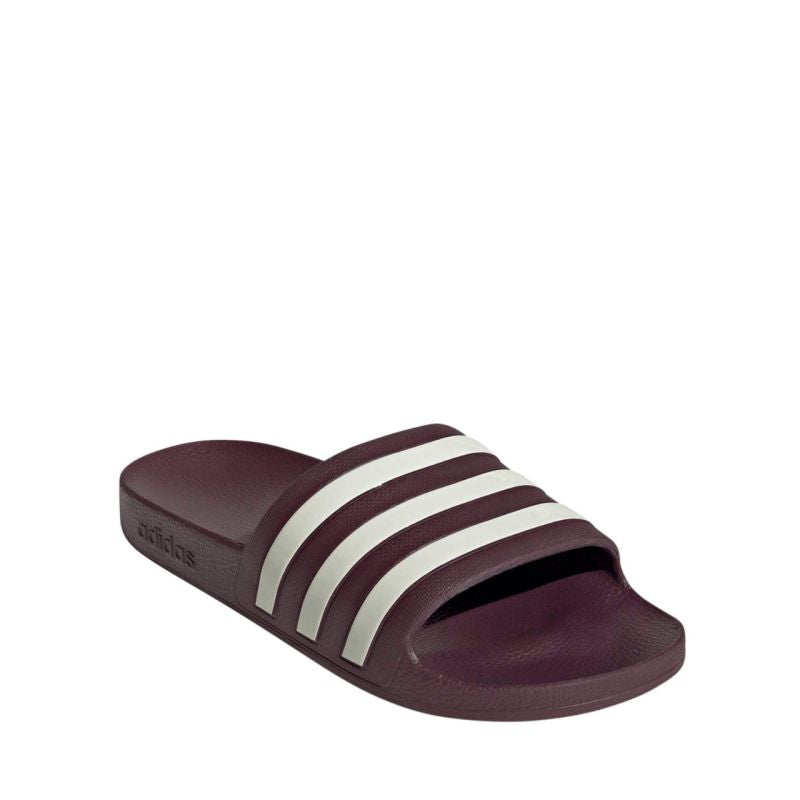 Adidas Adilette Aqua Burgundy Flip-Flops KJ7353