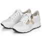 Rieker W N6304-80 white leather wedge shoes Footwear/Lifestyle/Rieker Your Sports Performance