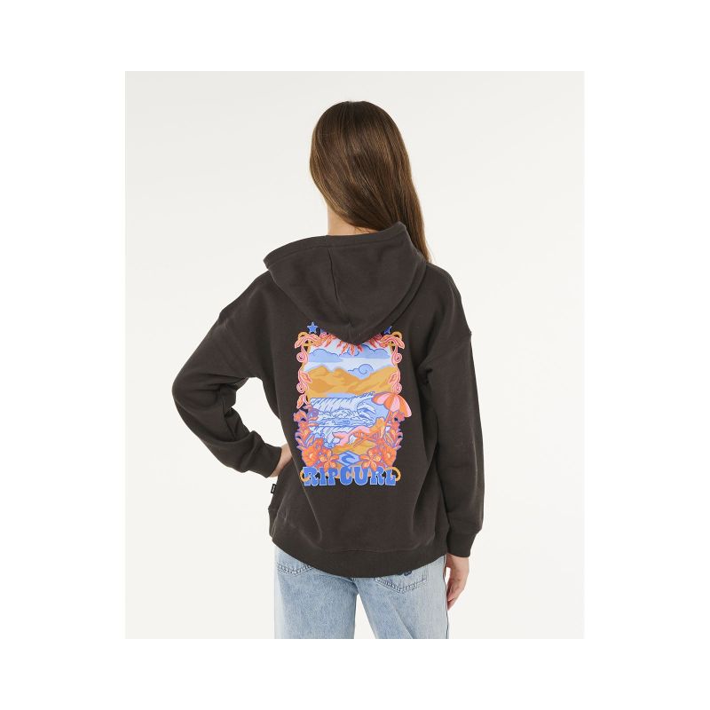 RIP CURL Sunshine Squad Hoodie - Girl Black