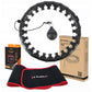 Hula Hop HMS HHW01 with weight and protrusions black + BR163 red belt included In preparation Your Sports Performance