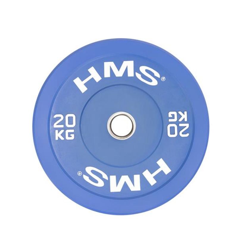 HMS BLUE BUMPER Olympic plate 20 kg CBR20 Accessories/Training equipment Your Sports Performance