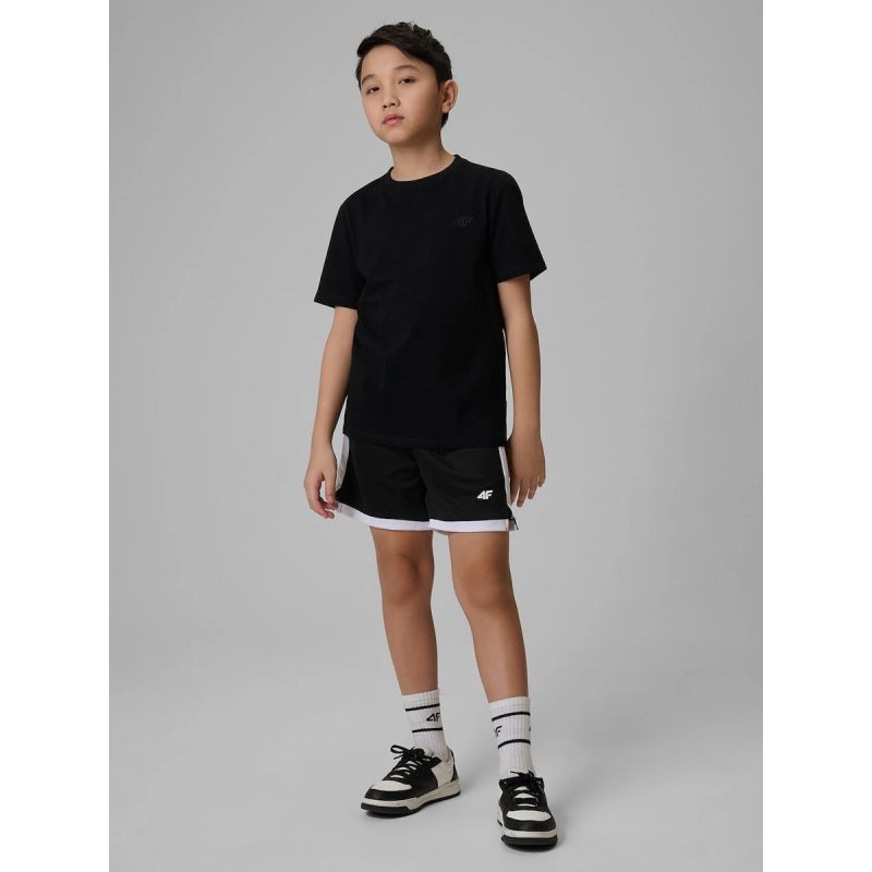 Boys' Plain Regular-Fit T-Shirt 4F 4FJRMM00TTSHM3596-20S