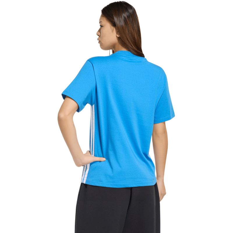 adidas Essentials 3-Stripes Cotton Women's T-Shirt Light Blue KC5197