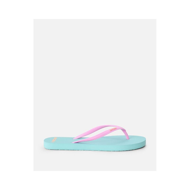 RIP CURL Bondi Bloom Open Toe Blue Women's Flip-Flops