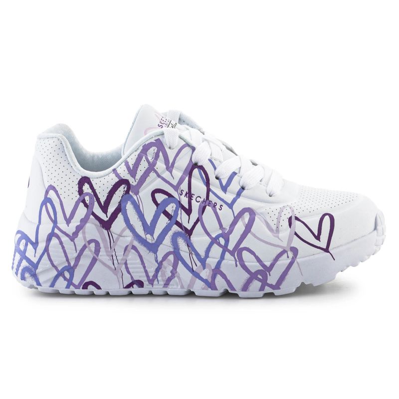 Skechers JGoldcrown: Uno Lite - Spread the Love Jr 314064L-WLPR shoes Footwear/Lifestyle/Skechers Skechers
