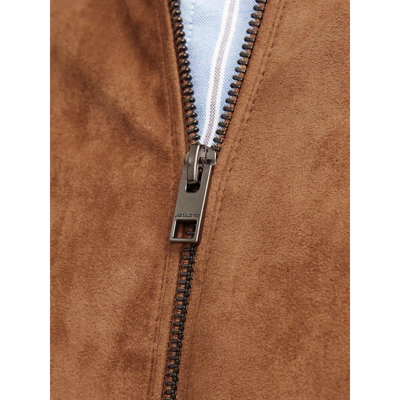 Jack&Jones JJEDYLAN CLEAN JACKET NOOS 12261197 COGNAC synthetic suede jacket To be categorized Your Sports Performance