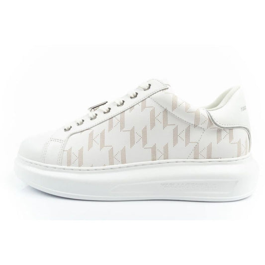 Karl Lagerfeld Kapri men's shoes sneakers natural leather white In preparation Your Sports Performance