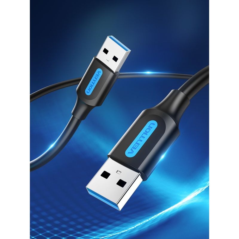 USB-A to USB-A Vention Cable 0.5m Black In preparation Your Sports Performance