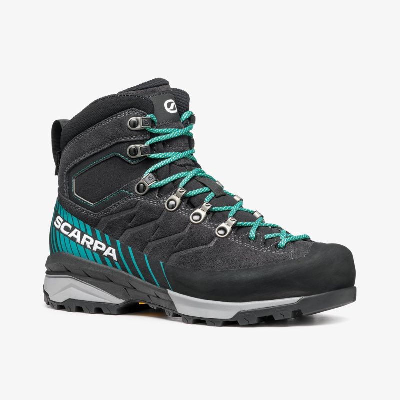 Scarpa MESCALITO TRK GTX WOMAN Women's Adult Anthracite, Green Odzież militarna/Buty Your Sports Performance