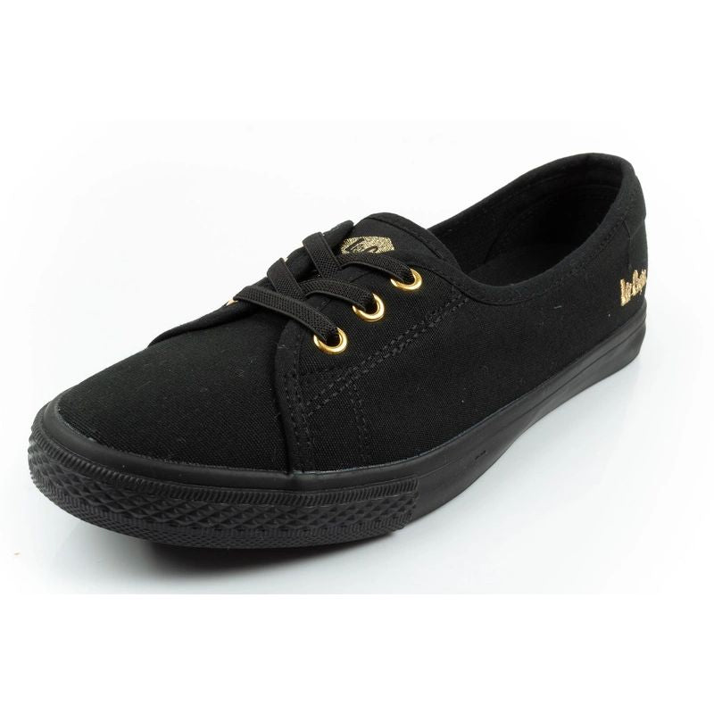 Lee Cooper shoes women's sneakers sporty black slip-on ballet flats