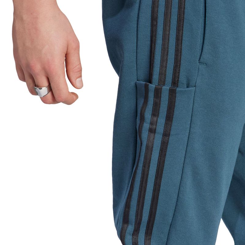adidas Essentials French Terry Tapered Cuff 3-Stripes Pants M IJ8698 Clothing/Training Adidas