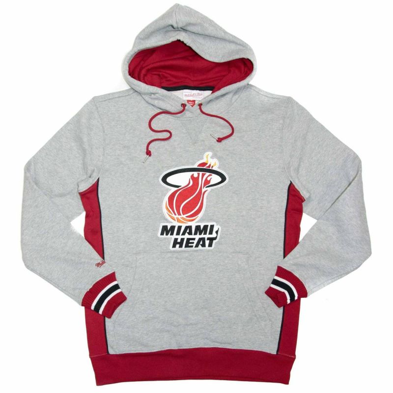 Mitchell & Ness Pinnacle Heavyweight Fleece NBA Miami Heat Hoodie Odzież/Odzież na co dzień Your Sports Performance