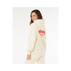 Women's RIP CURL Surf Puff Heritage Hoodie Beige