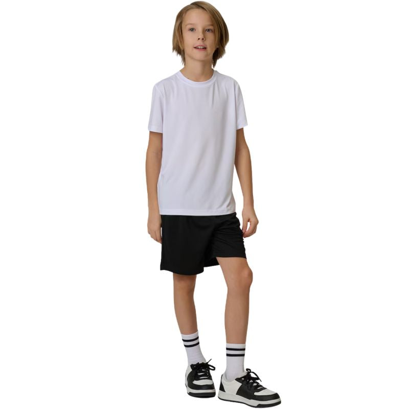 Boy's T-shirt 4F FNK M1966 white 4FJWSS26TFTSM1966 10S