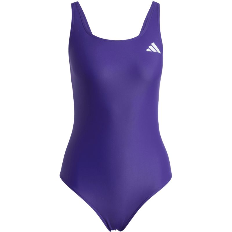 Women's adidas V-back swimsuit purple KS2951